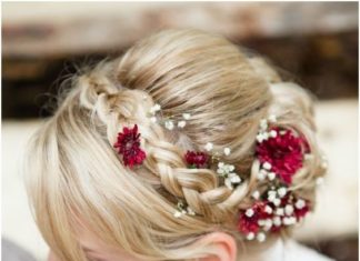 Best Hair Style For Bride : 40 Fall Red Wedding Ideas We Actually Like / www.deerpearlflow……