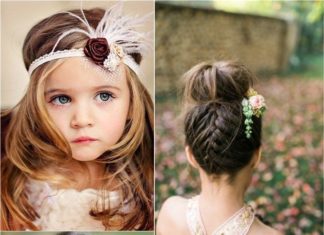 Best Hair Style For Bride : cute little girl hairstyles-updos, braids, waterfall / www.deerpearlflow……