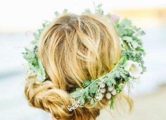 Best Hair Style For Bride : greenery wedding hair ideas belle and beau fine art photography / www.deerpearlf…