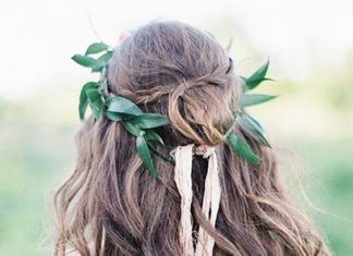 Best Hair Style For Bride : greenery wedding hair ideas emily jane photography / www.deerpearlflow……
