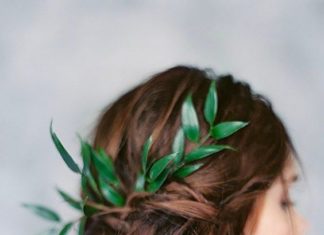 Best Hair Style For Bride : greenery wedding hair ideas laurenpeelephotography / www.deerpearlflow……