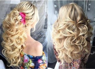 Best Hair Style For Bride : Long Bridal Hairstyles Updos for Wedding from Nadi Gerber / www.deerpearlflow…..
