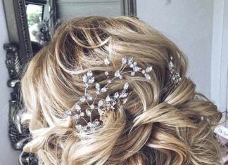 Best Hair Style For Bride : long swept back updo wedding hairstyles via uliana aster | Deer Pearl Flowers…