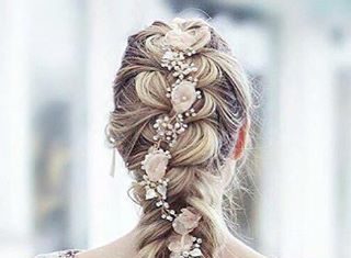 Best Hair Style For Bride : Luxy Hair Long Wedding Hairstyle 2 | Deer Pearl Flowers…