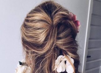 Best Hair Style For Bride : Ulyana Aster Long Wedding Hairstyles & Updos 1 | Deer Pearl Flowers…