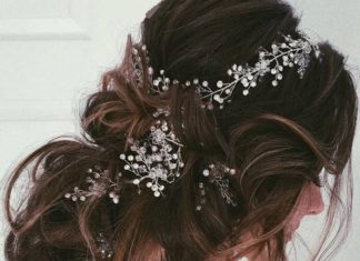 Best Hair Style For Bride : Ulyana Aster Long Wedding Hairstyles & Updos 10 | Deer Pearl Flowers…