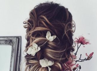Best Hair Style For Bride : Ulyana Aster Long Wedding Hairstyles & Updos 11 | Deer Pearl Flowers…