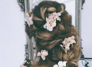 Best Hair Style For Bride : Ulyana Aster Long Wedding Hairstyles & Updos 2 | Deer Pearl Flowers…