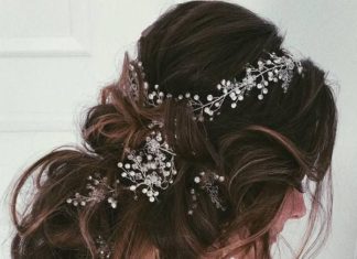 Best Hair Style For Bride : Ulyana Aster Long Wedding Hairstyles & Updos 7 | Deer Pearl Flowers…