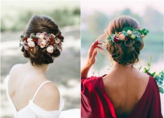 Best Hair Style For Bride : wedding hairstyles with flower crown / www.deerpearlflow……