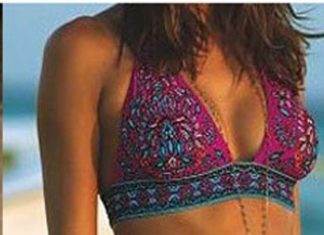 Bikinis Swimwear One pieces & Cover Ups : Boho bikini…was surfin Pinterest and came across this bikini, which I think……