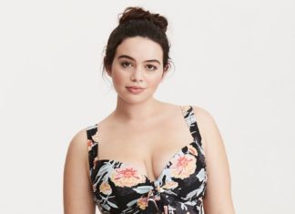 Bikinis Swimwear One pieces & Cover Ups : Floral Print Babydoll Tankini Top…