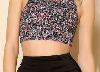 Bikinis Swimwear One pieces & Cover Ups : Out From Under Mix + Match Ruched High-Waist Bikini Bottom…