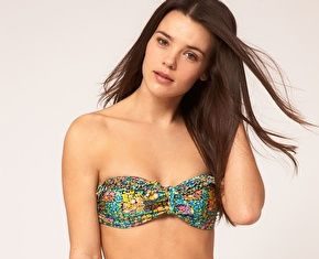 Bikinis Swimwear One pieces & Cover Ups : River Island Bright Ditsy Floral Bikini at ASOS…