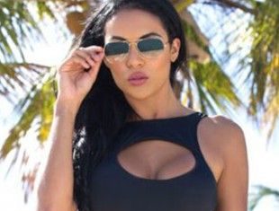 Bikinis Swimwear One pieces & Cover Ups : Strappy Black Open Front Monokini – Stella La Moda