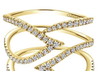 Diamond Rings : 14k Yellow Gold Diamond Fashion Ladies' Ring…