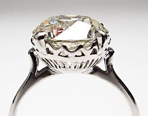 Diamond Rings : 3.5 carats. wow….
