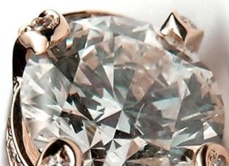 Diamond Rings : Large Diamond Cathedral Graduated pave Engagement Ring In Rose Gold…