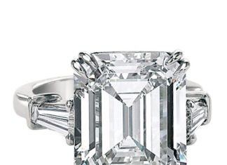 Diamond Rings : An Important 10.02ct Emerald Cut Diamond GIA Cert Ring | From a unique collectio…