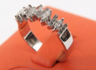 Diamond Rings : ANELLO-IN-ORO-BIANCO-DIAMANTI-ALFIERI-ST-JOHN…