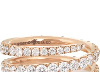 Diamond Rings : Anita Ko | Coil 18-karat rose gold diamond ring…