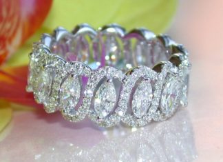 Diamond Rings : Beautiful Diamond Eternity Ring, 3.30 ct. G-SI/VS WG18K – Visit: schmucktraeume….