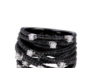 Diamond Rings : Black and White Diamond Ring…