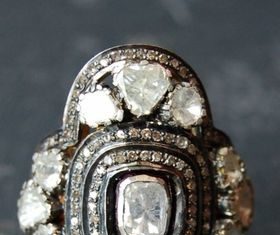 Diamond Rings : clover diamond ring, rona pfeiffer…