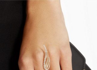 Diamond Rings : CristinaOrtiz | 9-karat rose gold diamond ring | NET-A-PORTER.COM