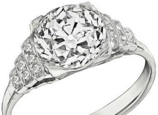 Diamond Rings : EGL Certified 2.22ct Diamond Engagement Ring…