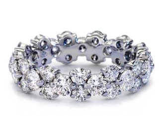 Diamond Rings : Garland Diamond Eternity Ring in Platinum (2.5 ct. tw.) | Blue Nile