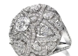 Diamond Rings : Harry Winston Mandarin Garnet Pink Sapphire Lotus Ring….