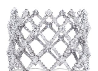 Diamond Rings : Harry Winston Open Lattice Bracelet. Open Lattice Bracelet 340 round diamonds, 2…