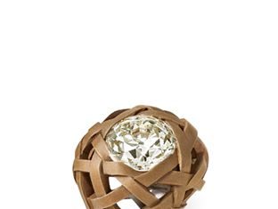 Diamond Rings : Hemmerle bronze and diamond ring…