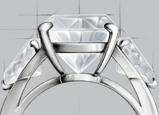 Diamond Rings : illustration Bague CARTIER Florence Gendre…