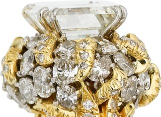 Diamond Rings : Julius Cohen Diamond, Gold Ring…