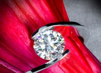 Diamond Rings : ‘Lilly’ Diamond Solitaire | 58