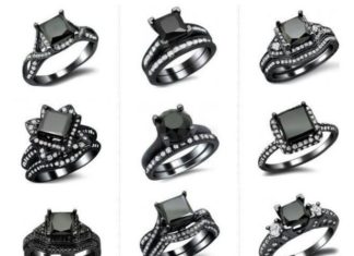 Diamond Rings : List of pretty & affordable black diamond engagement rings www.charleskoll.c……