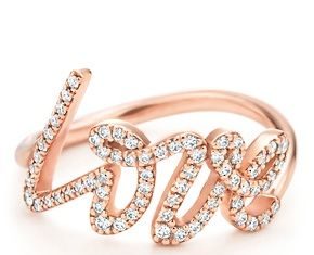 Diamond Rings : LOVE ring from Tiffany & Co….