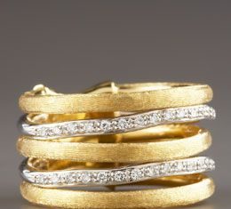 Diamond Rings : Marco Bicego- Jaipur Stacked Diamond Ring…