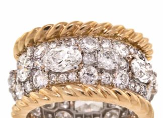 Diamond Rings : MAUBOUSSIN Art Deco Diamond Mystery Ring | 1stdibs.com