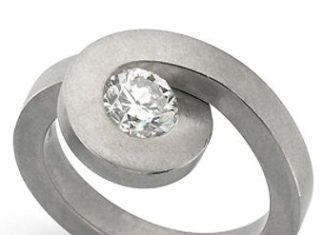 Diamond Rings : Modern Engagement Ring Style by Niessing