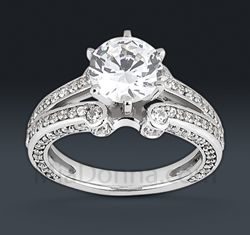 Diamond Rings : O’Hara – Solitaire Engagement Ring | MiaDonna.com