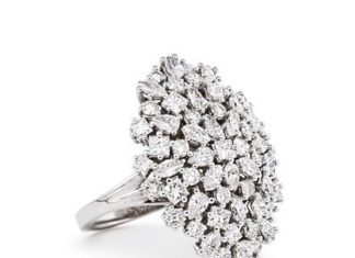 Diamond Rings : Paul Morelli Diamond Cluster Ring….