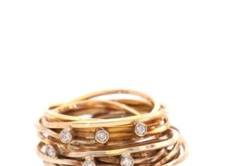 Diamond Rings : PINTALDI MAURIZIO 18ct gold and diamond wrap ring