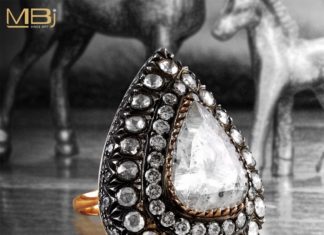 Diamond Rings : Rose cut antique diamond ring. #AntiqueJewellery #VintageLove #HeirloomPieces #T…