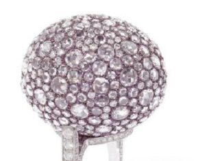 Diamond Rings : Rose Cut Diamond Egg Ring by David Morris…