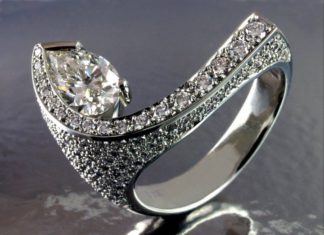 Diamond Rings : Stunning one of a kind diamond ring…