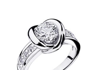 Diamond Rings : Swan ring, by Mauboussin. White gold and diamonds….