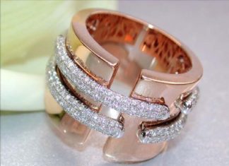 Diamond Rings : Terrific Diamond Ring, 1,05 ct.g-vsi RG18K – LBV…